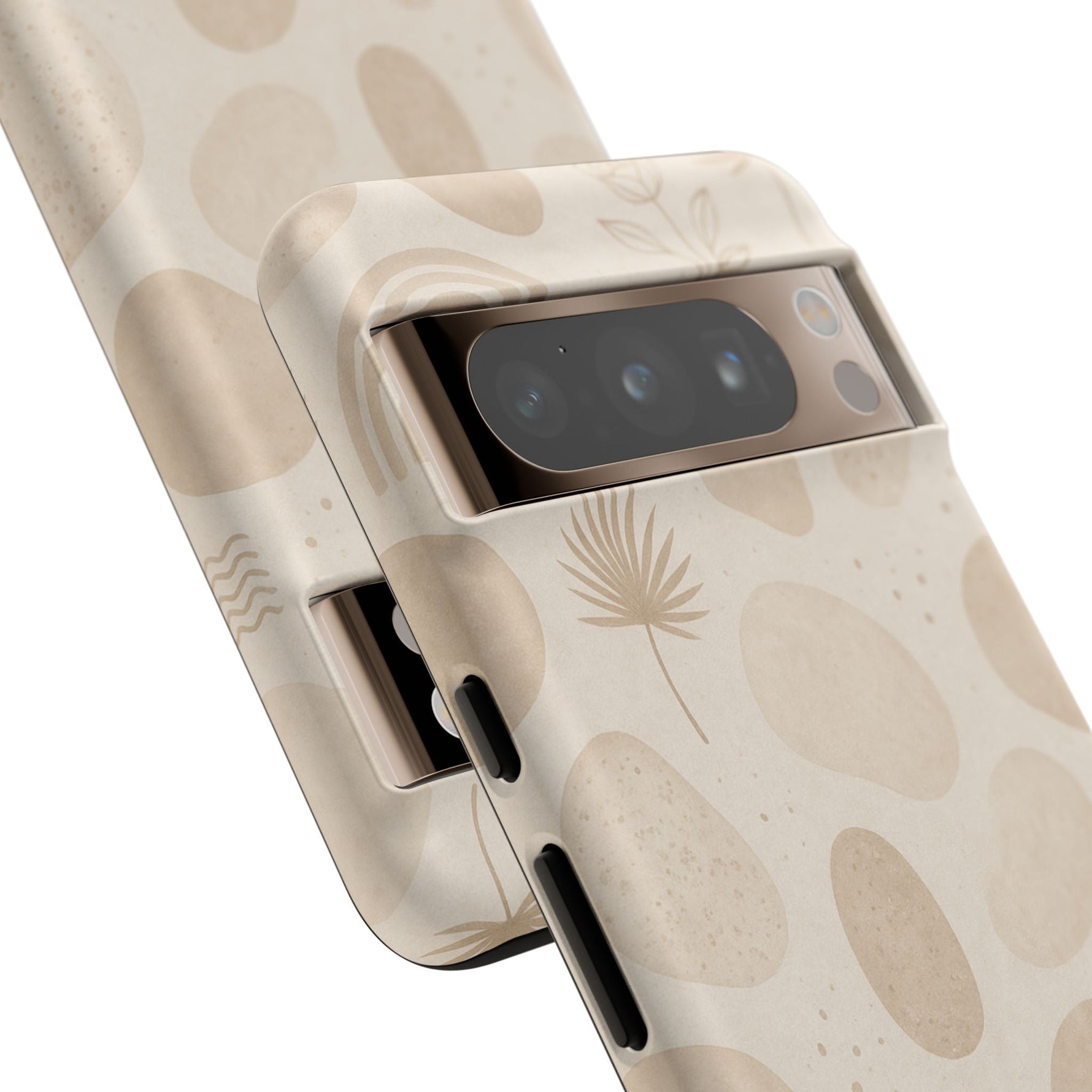 Neutral Pebble Pattern Tough iPhone Case  Shamo's