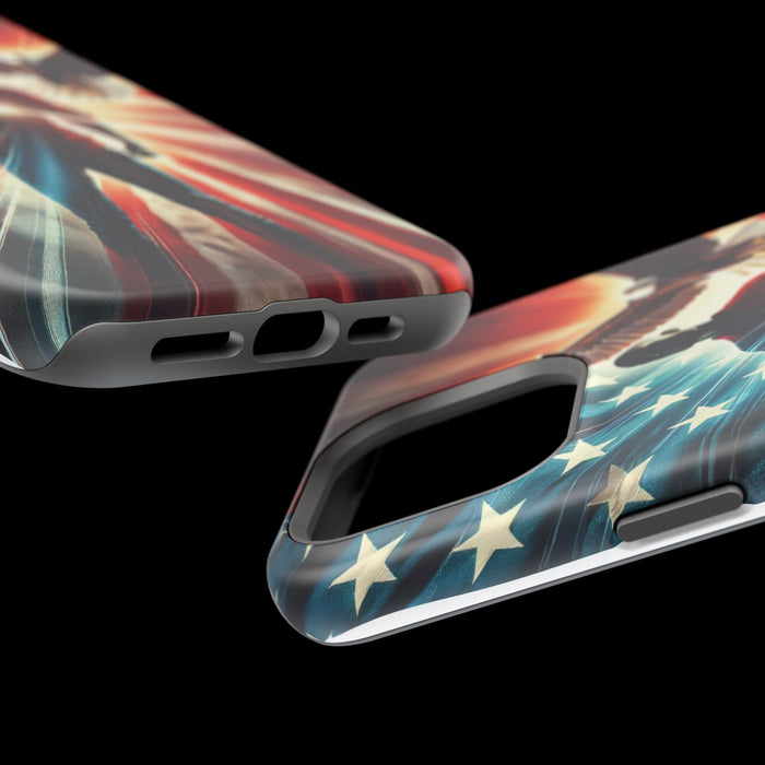 Magnetic Tough Phone Case with MagSafe Compatibility - Proud American Design Edition