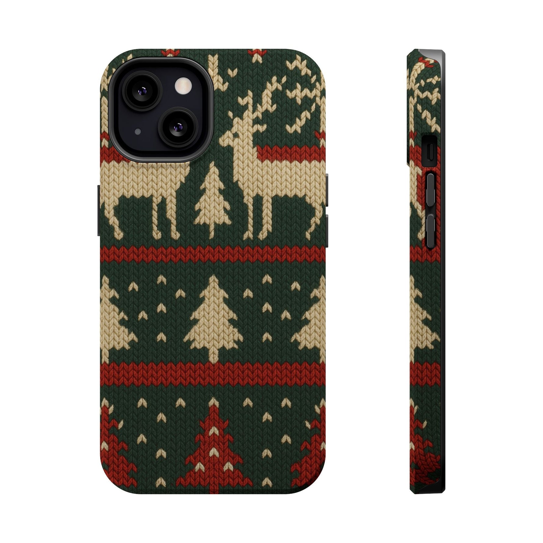 Holiday Reindeer Knit iPhone Case | compatible with MagSafe  Shamo's