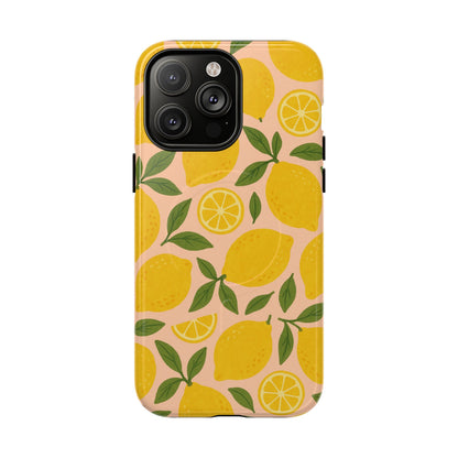 Lemon Fruit Design iPhone Case | MagSafe Compatible
