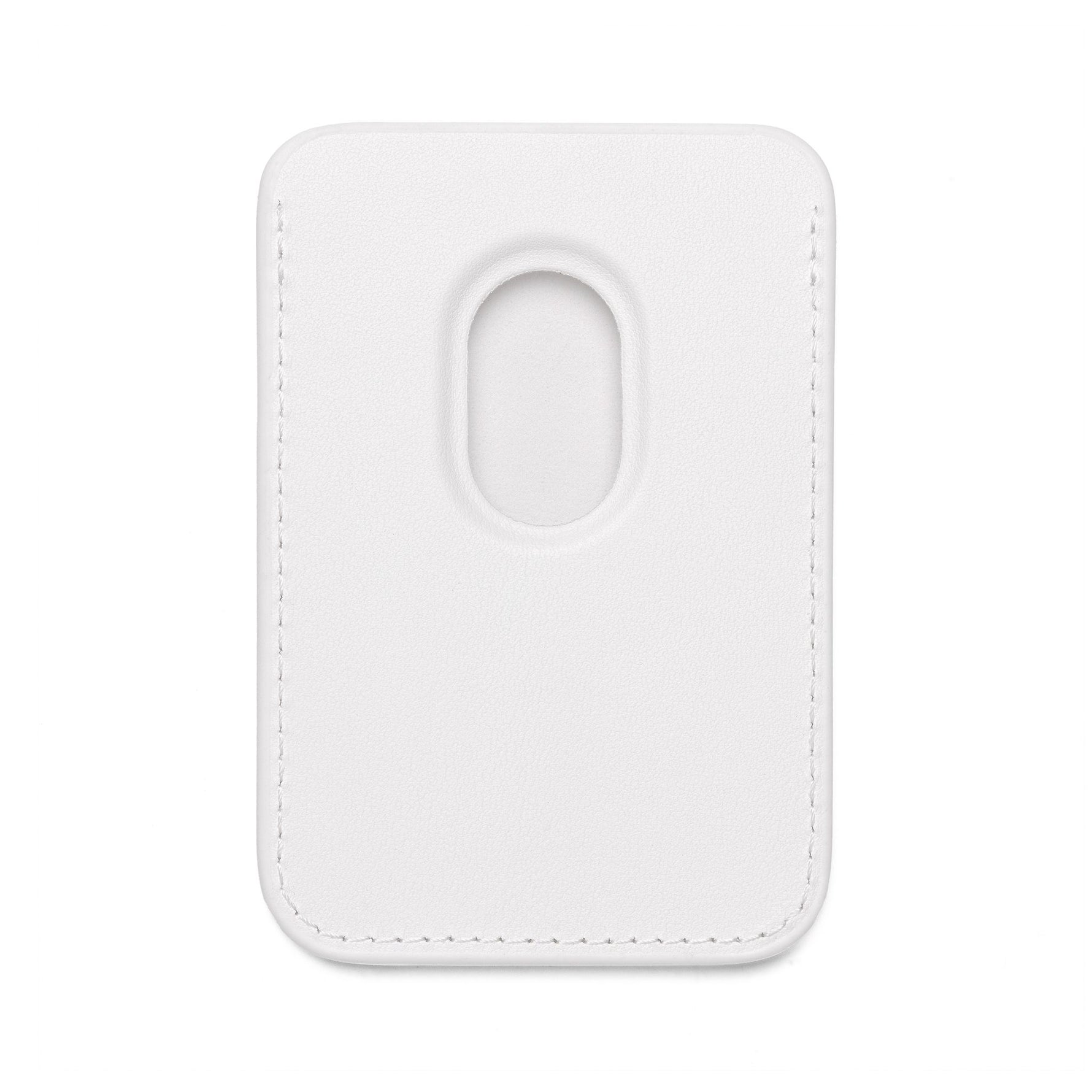 Personalizable Vegan Custom iPhone Wallet | MagSafe Compatible | Add your own Photo and Text - White / One size - Shamo's