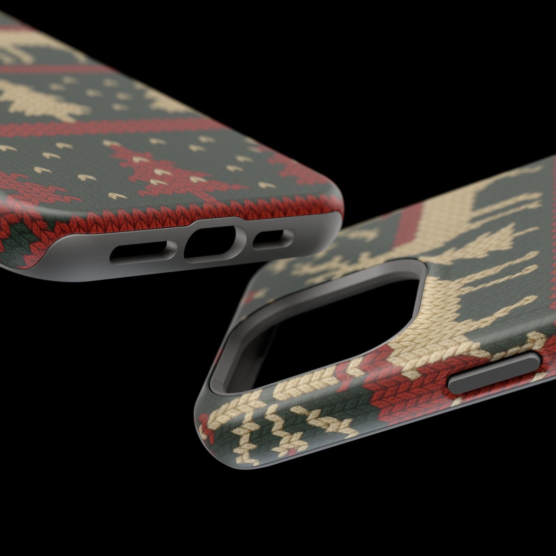 Holiday Reindeer Knit iPhone Case | compatible with MagSafe  Shamo's