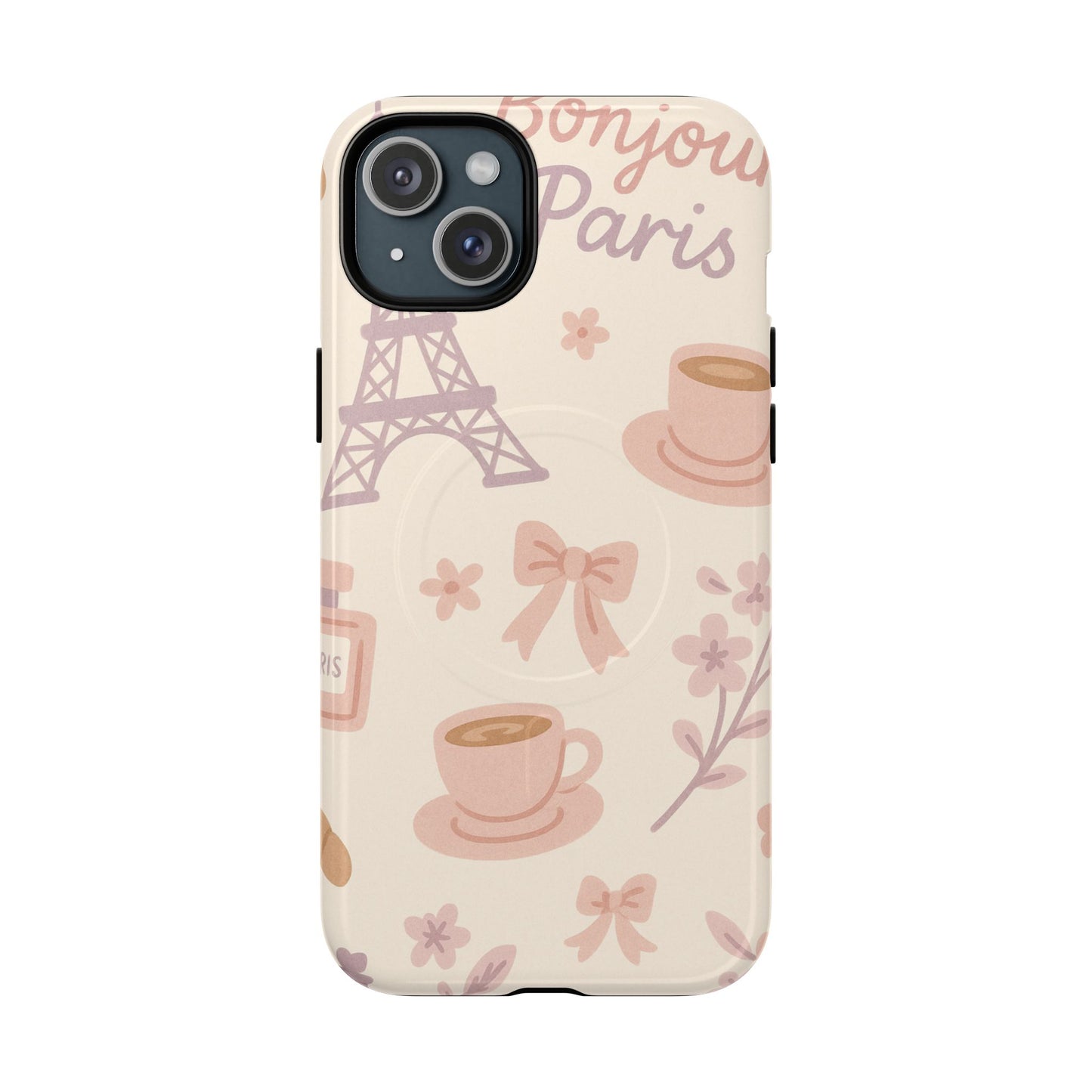Chic Parisian iPhone Case - with Eiffel Tower Design | MagSafe