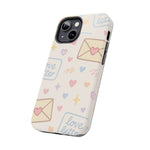 Pastel Love Letter Hearts Impact Phone Case  Shamo's