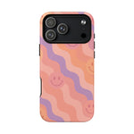 Groovy Smiley Faces Retro iPhone Case | MagSafe - Shamo's