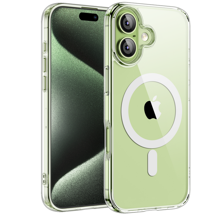 Shamo's for iPhone 17 Clear Case – Crystal Clear Acrylic, [Compatible with MagSafe], Slim, Lightweight, [Anti-Yellowing], Shock-Resistant Protection