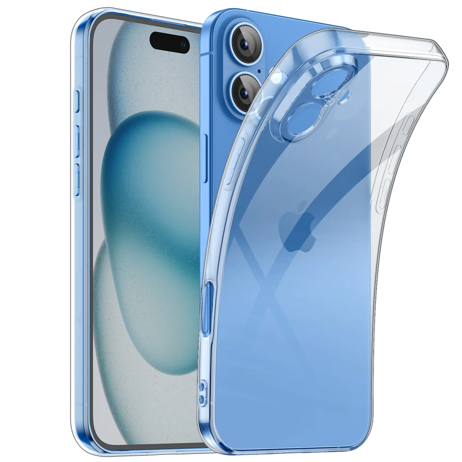 Clear case for iPhone 16 Series, Soft, TPU, Flexible