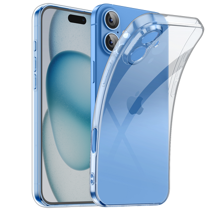 Clear case for iPhone 16 Series, Soft, TPU, Flexible