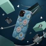 Frozen Floral Rose & Daisy Impact iPhone Case | MagSafe compatible  Shamo's
