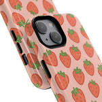 Strawberry Pattern Magnetic Phone Case | Berry Sweet Love