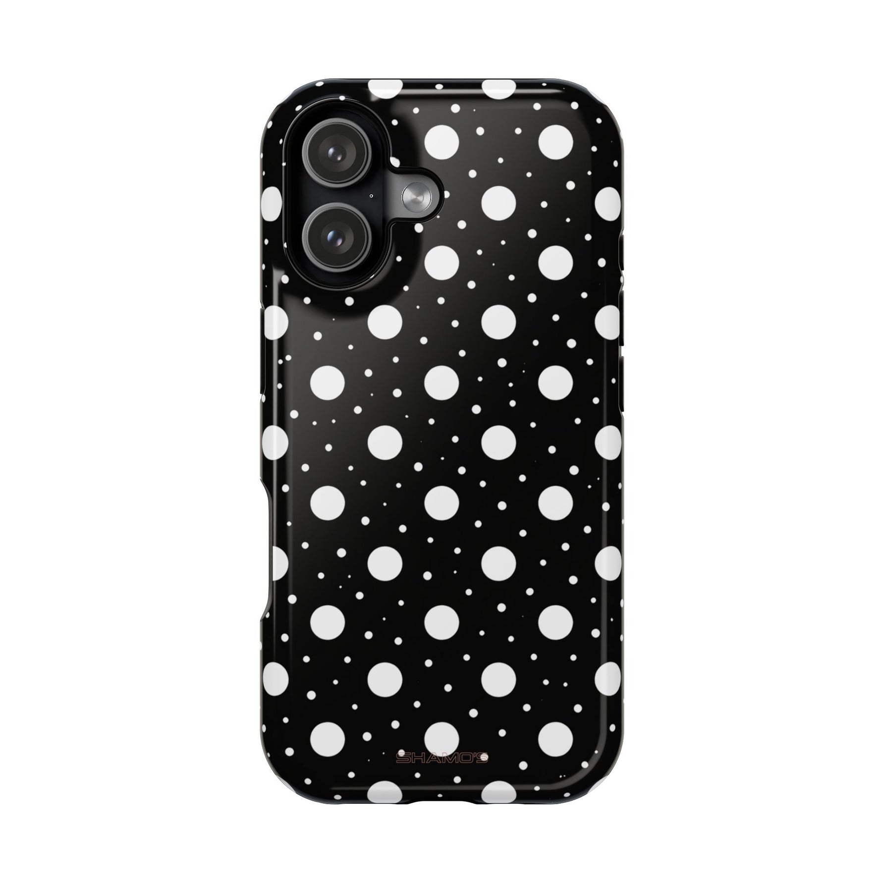 Polka Dot Impact-Resistant iPhone Case | MagSafe