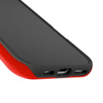 Electric Red Solid Color MagSafe Compatible Impact-Resistant iPhone Case | Slim Protective Cover
