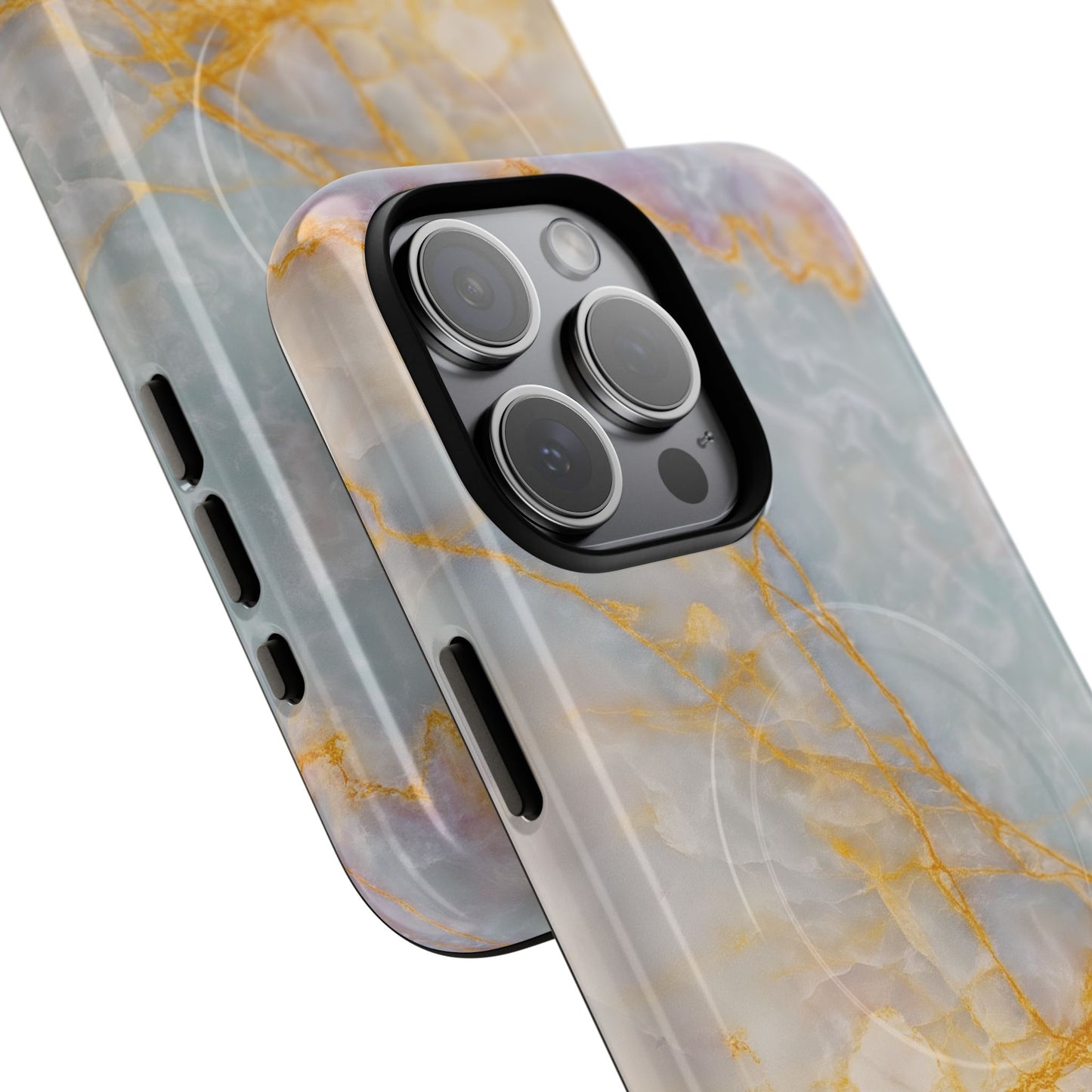 Marble Gold Vein iPhone Case (MagSafe Compatible)