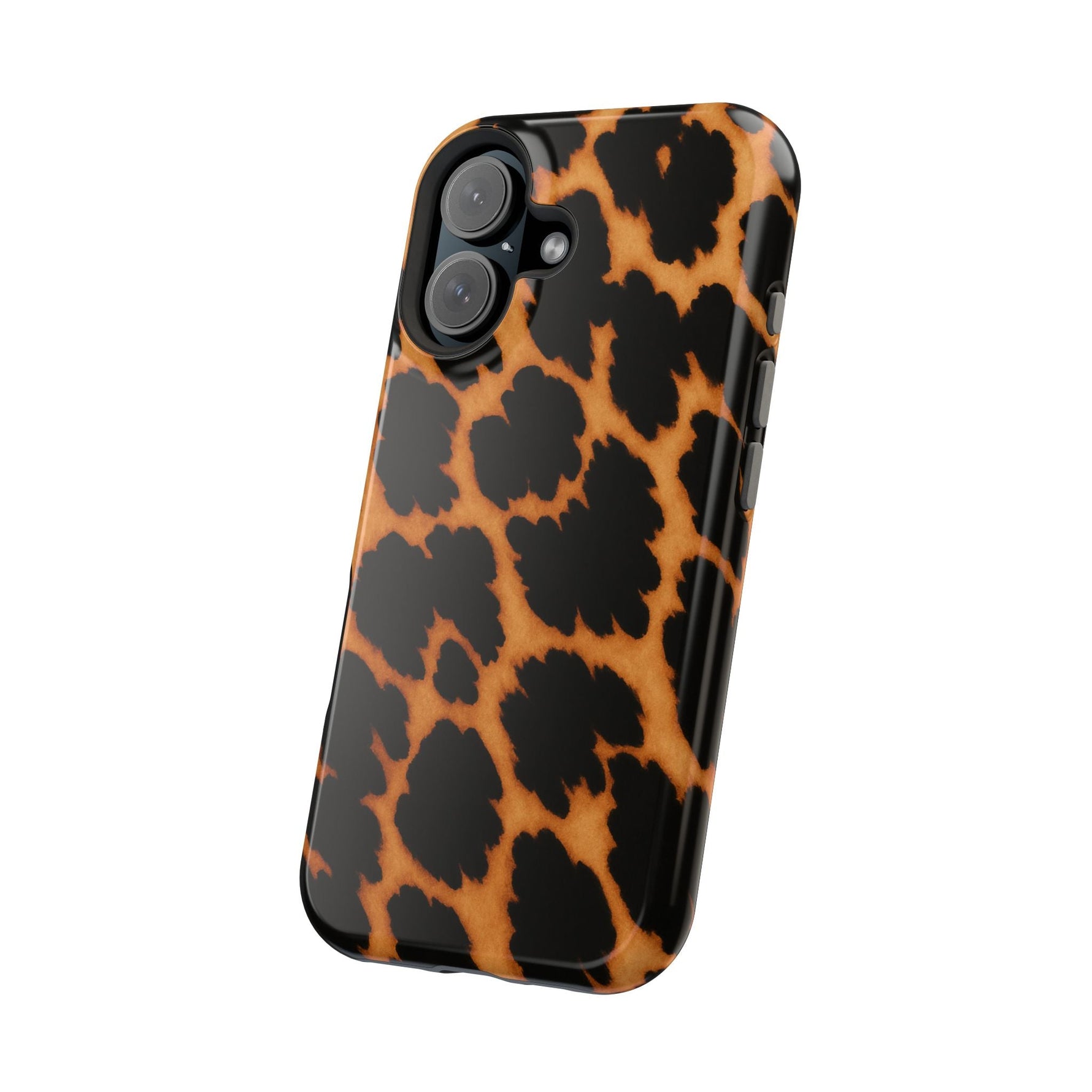 Leopard Print Impact-Resistant iPhone Case with MagSafe Compatibility  Shamo's