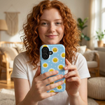 Sunny Daisy MagSafe Compatible Magnetic Phone Case — Impact-Resistant Cover
