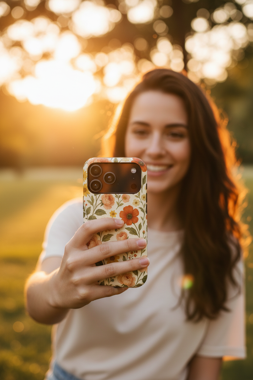 Floral Vintage Garden iPhone Case — with MagSafe