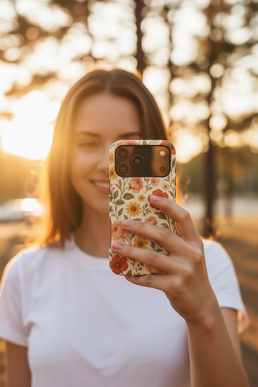 Floral Vintage Garden iPhone Case — with MagSafe