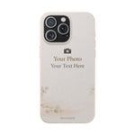 Personalizable Biodegradable Custom Phone Case | Add your own Photo and Text - iPhone 15 Pro Max - Shamo's
