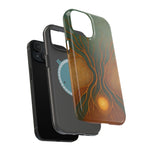 Abstract Tree of Life Design Golden Origin iPhone Case | MagSafe Compatible  Shamo's