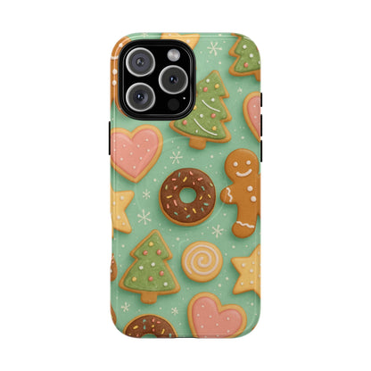 Holiday Cookie Pattern iPhone Case — MagSafe compatible - Shamo's