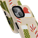 Festive Candy Cane Holiday iPhone Case | MagSafe  Shamo's