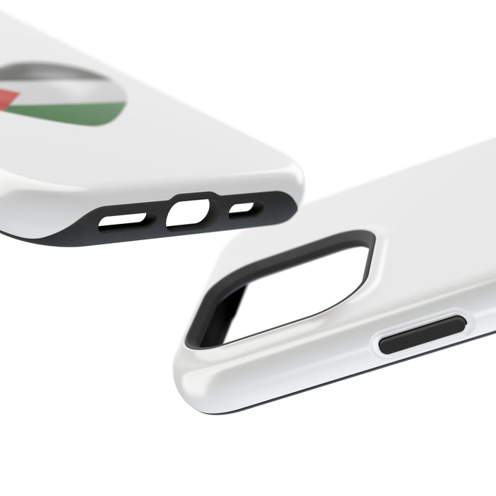 MagSafe Tough Cases with Palestinian flag in heart shape