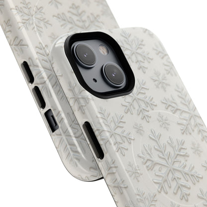 Snowflake Texture iPhone Case compatible with MagSafe - Shamo's