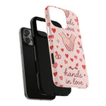 Hands in Love iPhone Case - Compatible with MagSafe  Shamo's