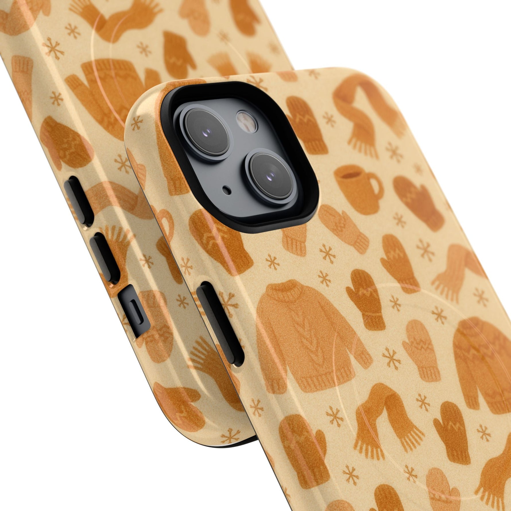 Cozy Winter Sweaters Holidays iPhone Case — Warm Knit Pattern with MagSafe  Shamo's