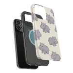 Cute Tiny Hippo Magnetic Impact-Resistant Phone Case