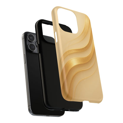 Luxury Series Golden Aura iPhone Case compatible with MagSafe - Shamo's
