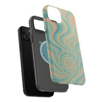 “Flow of Time” iPhone Case with MagSafe Compatibility  Shamo's