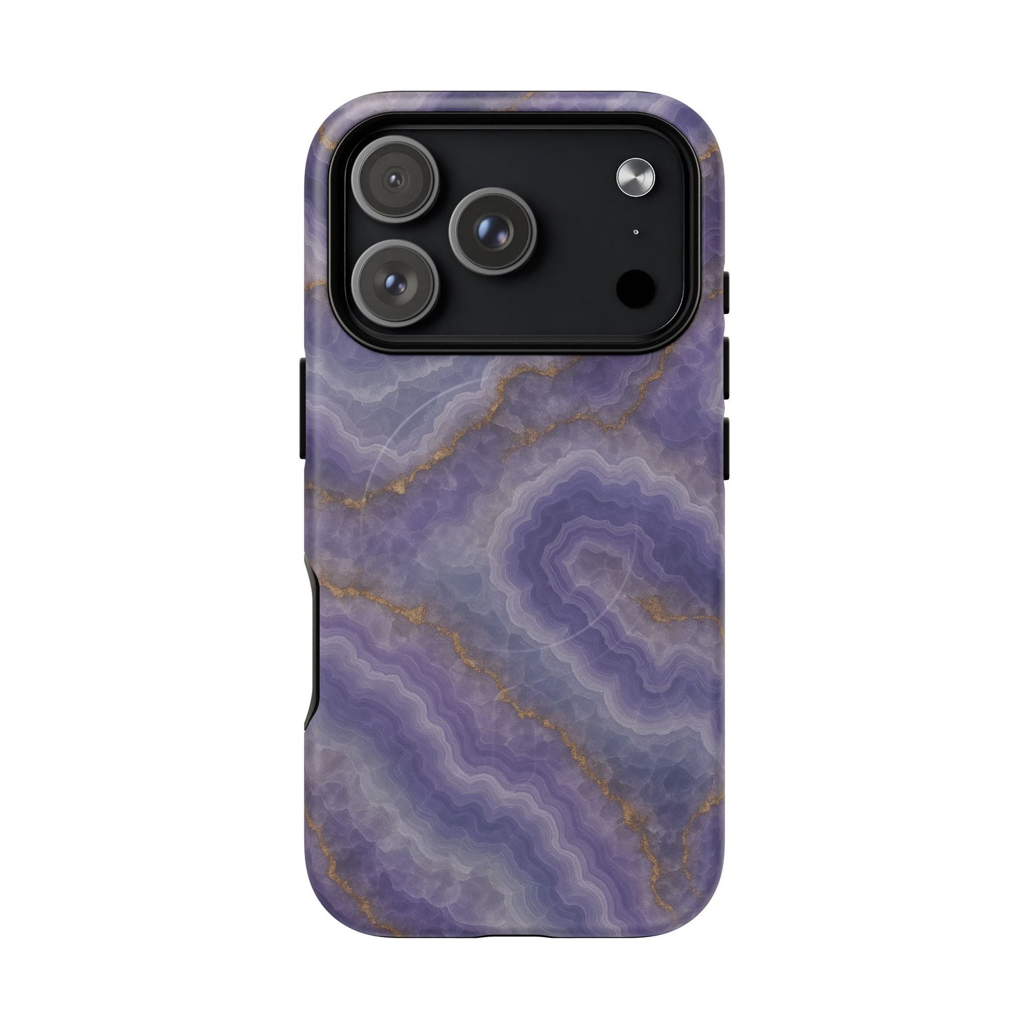 Purple Agate Marble iPhone Case with MagSafe - Shamo's