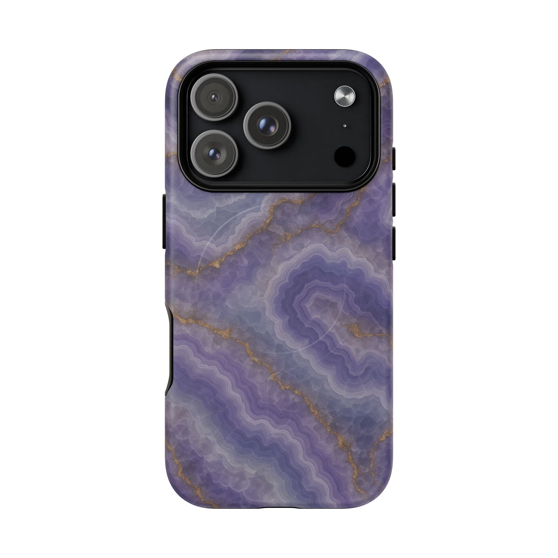 Purple Agate Marble iPhone Case with MagSafe - Shamo's