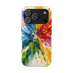 Vibrant Abstract Paint Explosion Impact Phone Case  Shamo's iPhone 17 Pro