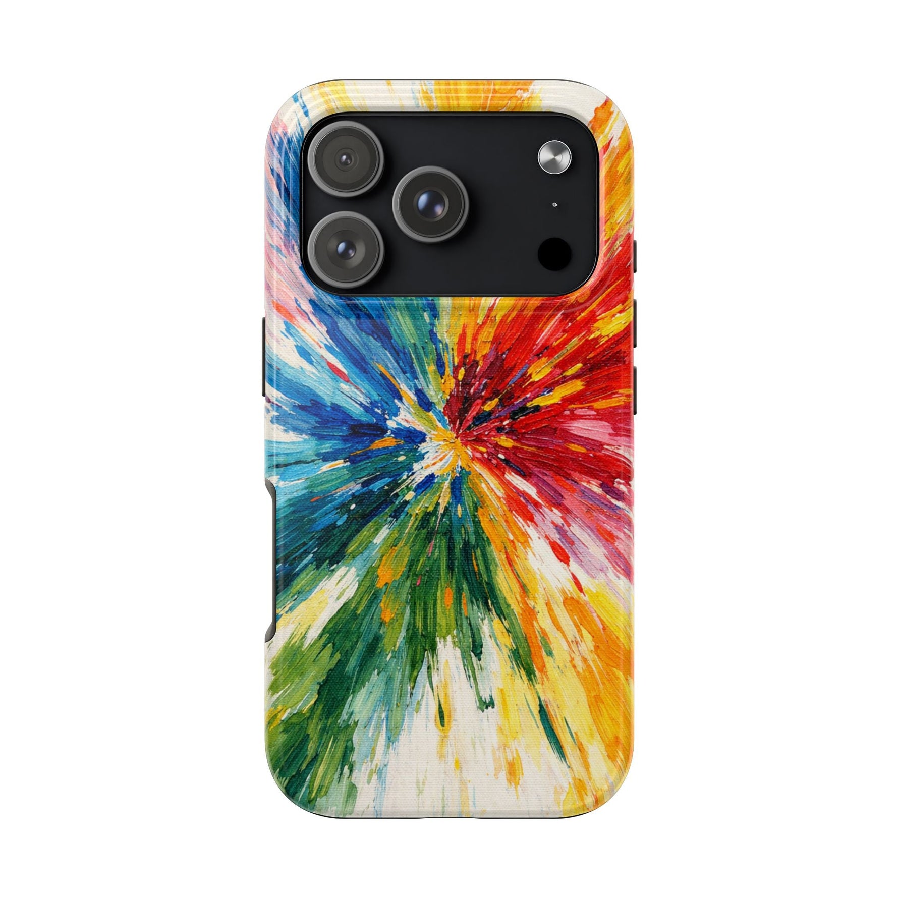 Vibrant Abstract Paint Explosion Impact Phone Case  Shamo's iPhone 17 Pro
