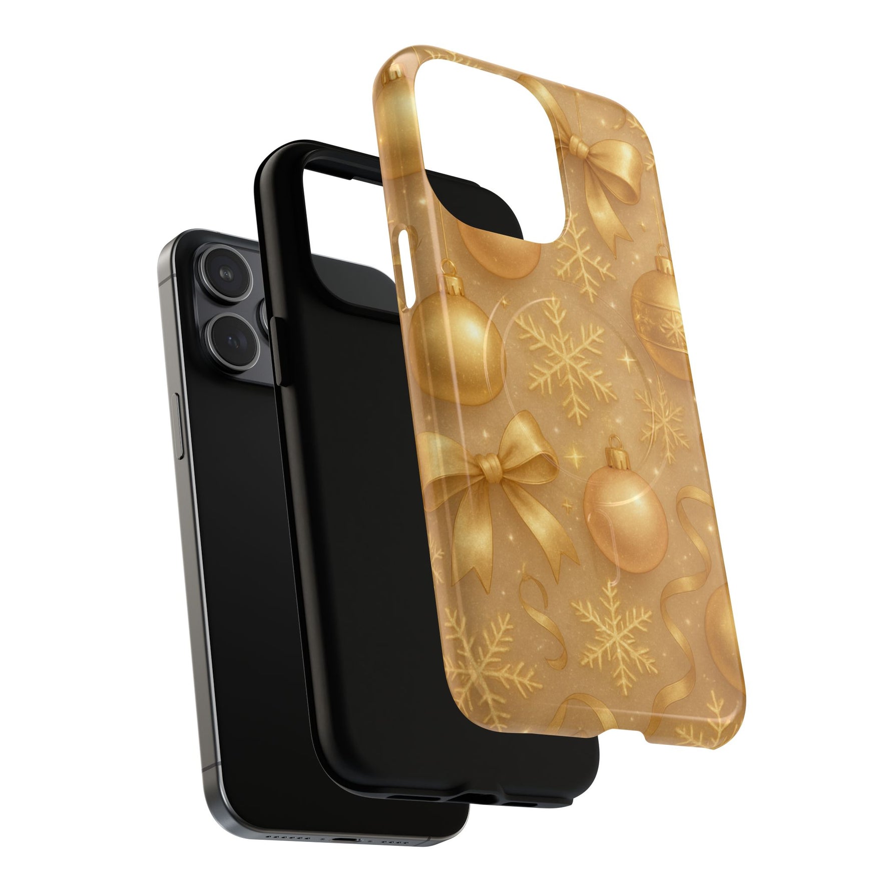 Holiday Gold Ornament iPhone Case | Compatible with MagSafe - Shamo's
