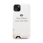 Personalizable Card-Holder Custom Phone Case | Add Your Own Photo and Text - iPhone 14 Plus / Matte / With gift packaging - Shamo's