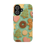Holiday Cookie Pattern iPhone Case — MagSafe compatible  Shamo's iPhone 16 / Glossy