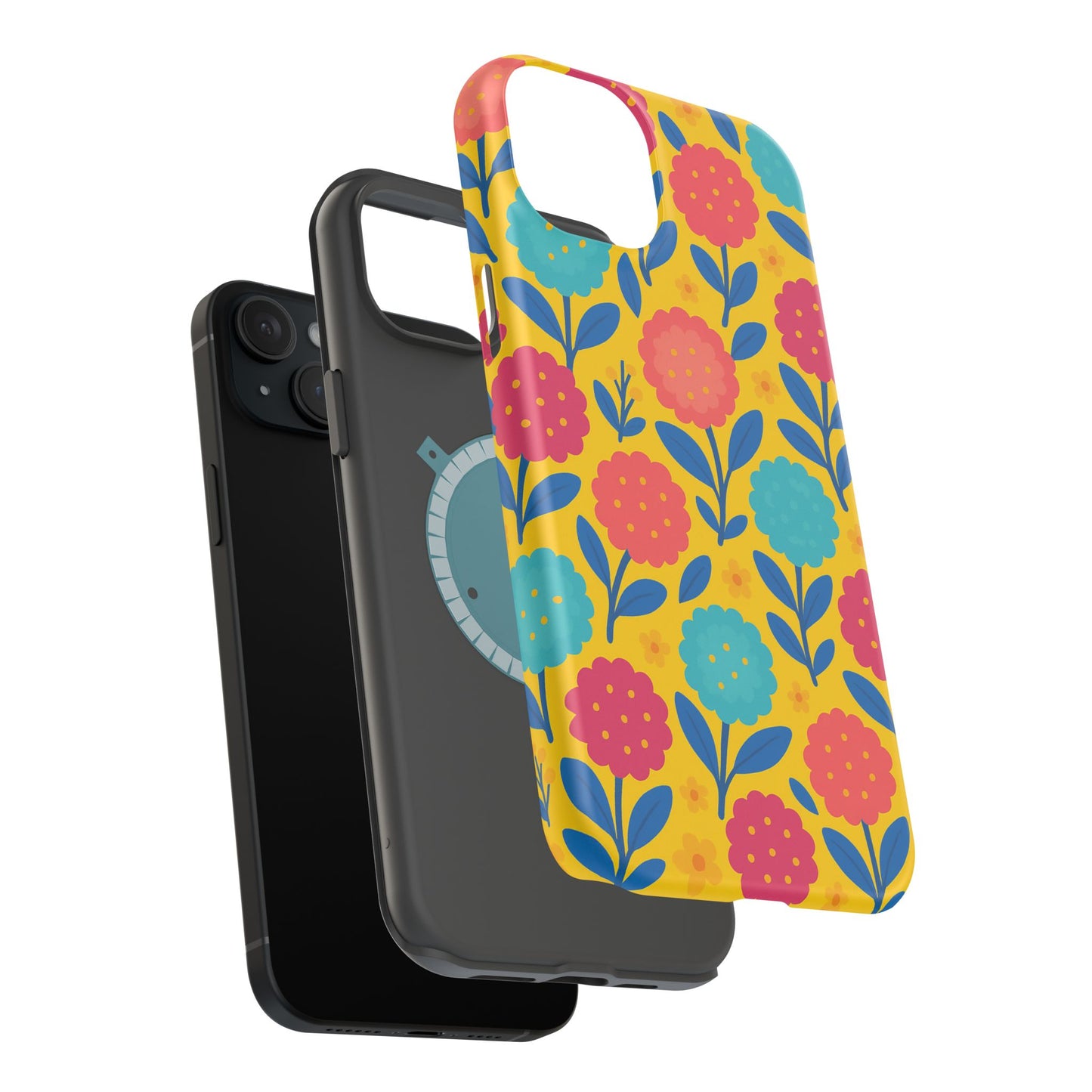 Vibrant Floral MagSafe Phone Case
