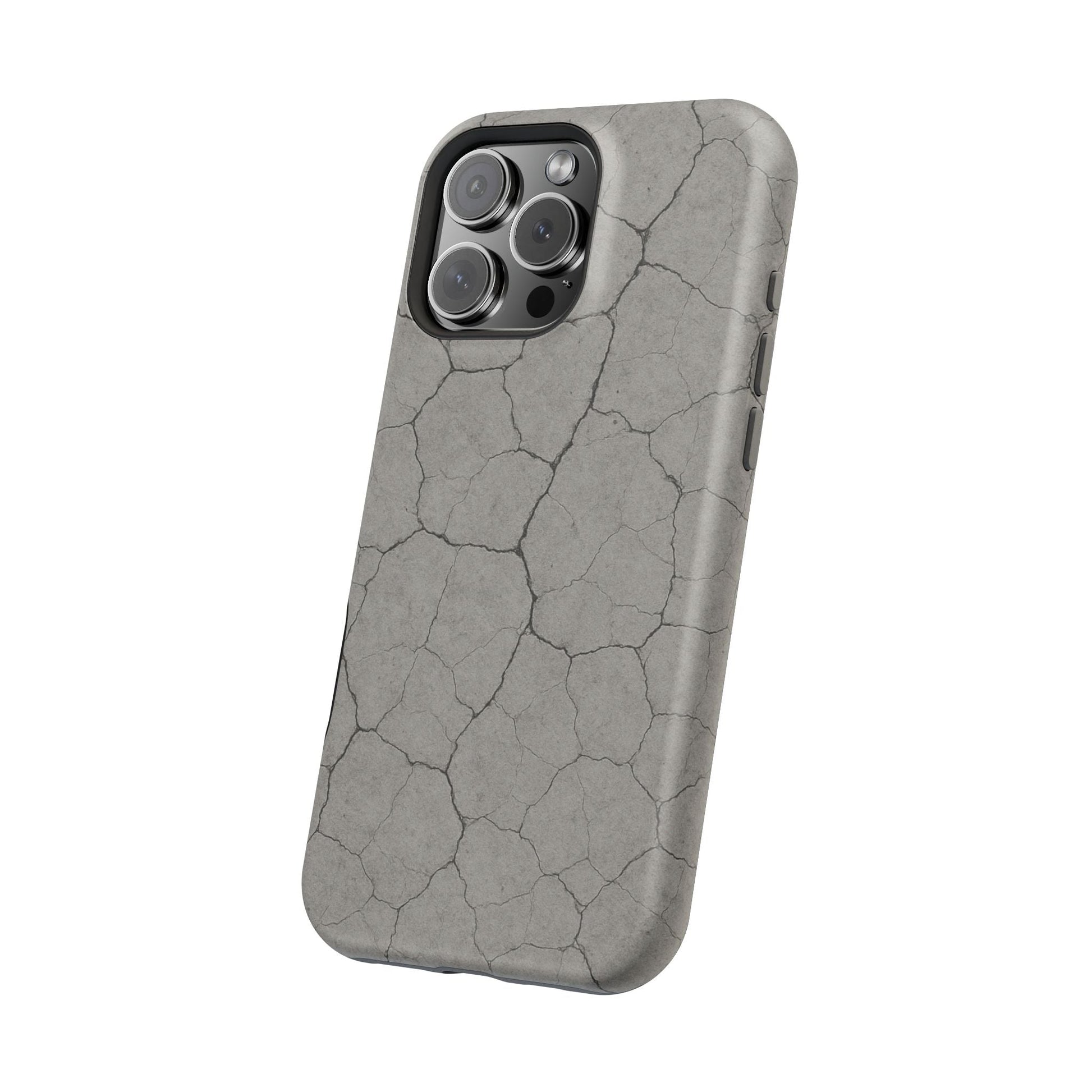Cracked Concrete Texture iPhone Case with MagSafe compatibility  Shamo's
