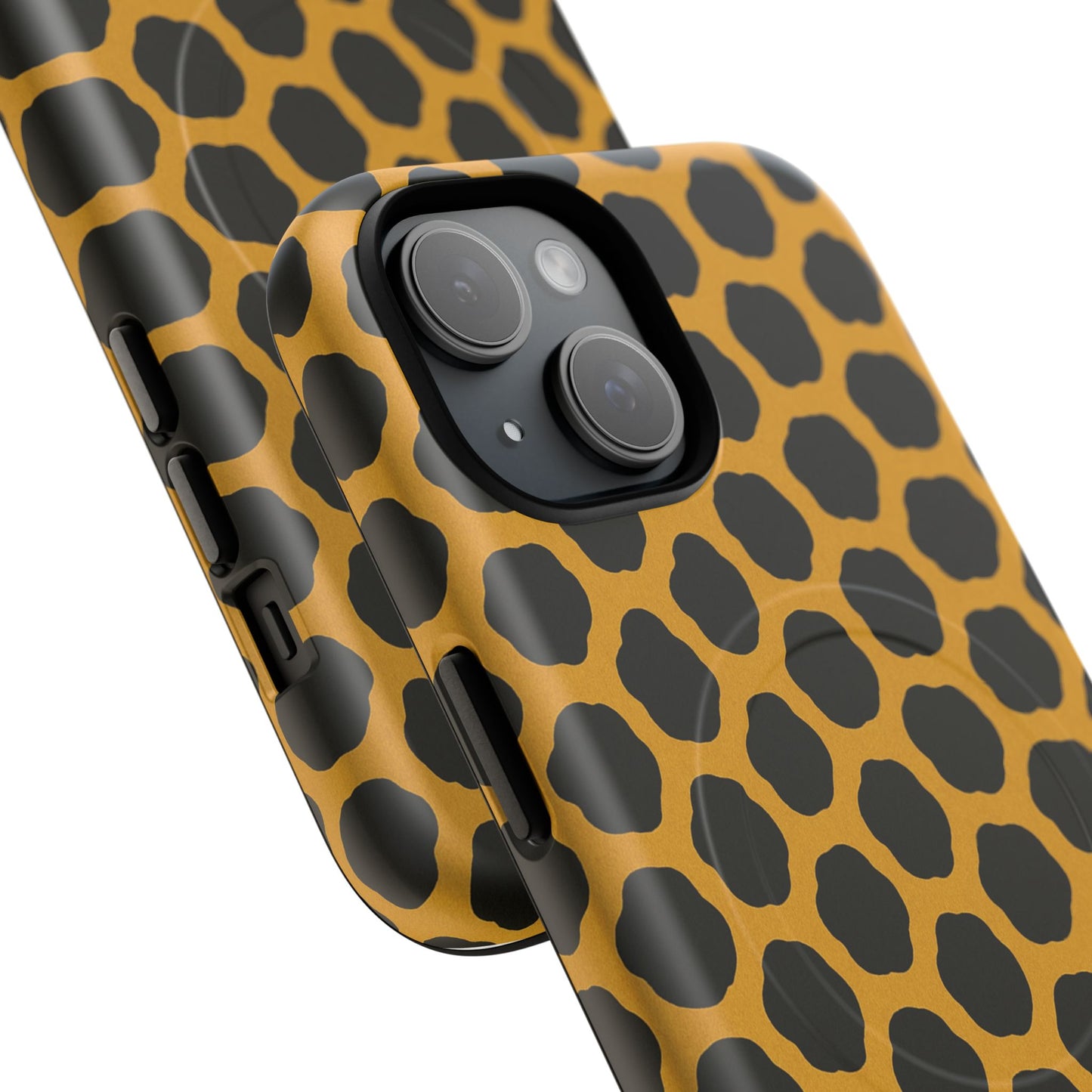 Stylish Leopard Pattern Magnetic iPhone Case | Compatible with MagSafe