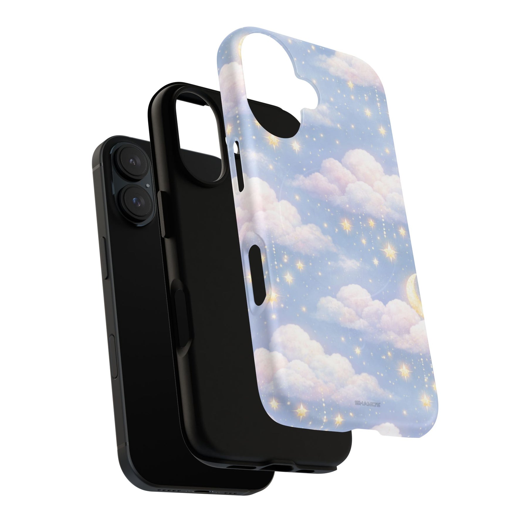 Starlit Clouds i Phone Case with MagSafe - iPhone 17 / Glossy - Shamo's