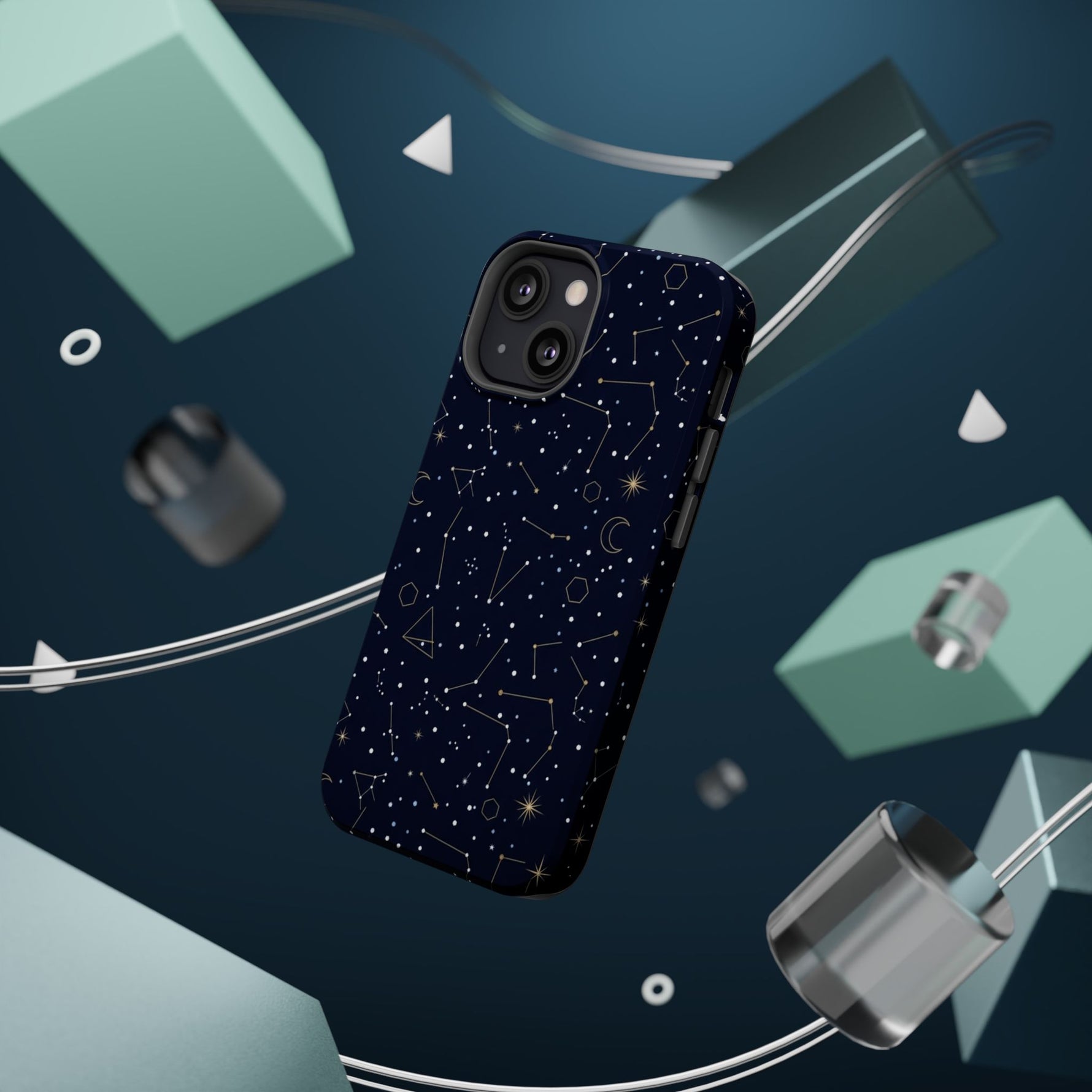 Constellation Night Magnetic Impact-Resistant Phone Case with MagSafe