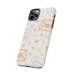 Pastel Love Letter Hearts Impact Phone Case  Shamo's
