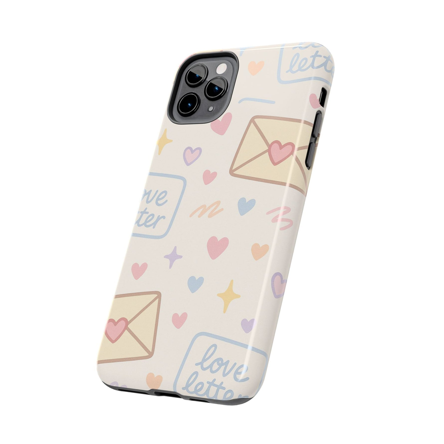 Pastel Love Letter Hearts Impact Phone Case  Shamo's