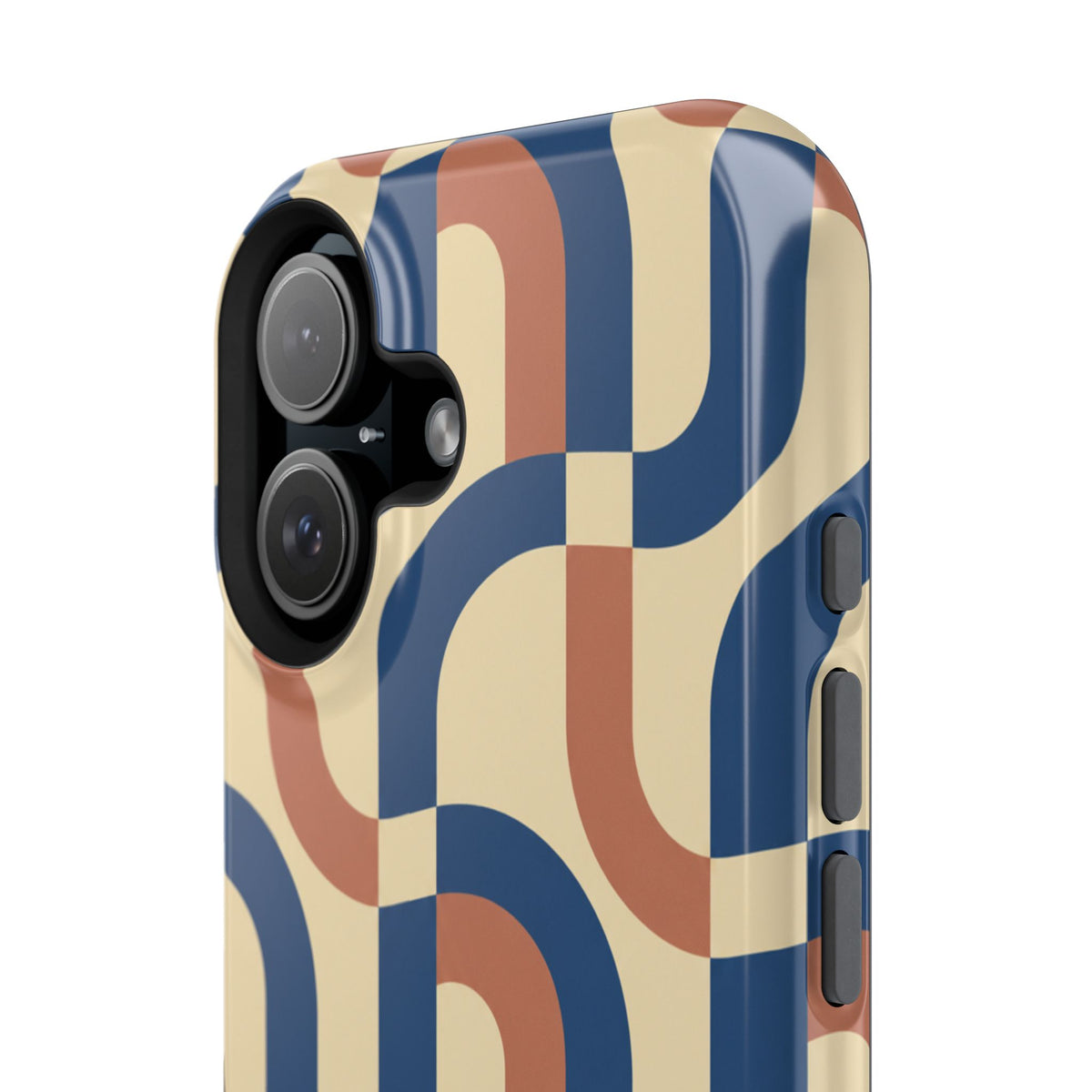 Mod Ribbon – Retro Geometric MagSafe Phone Case