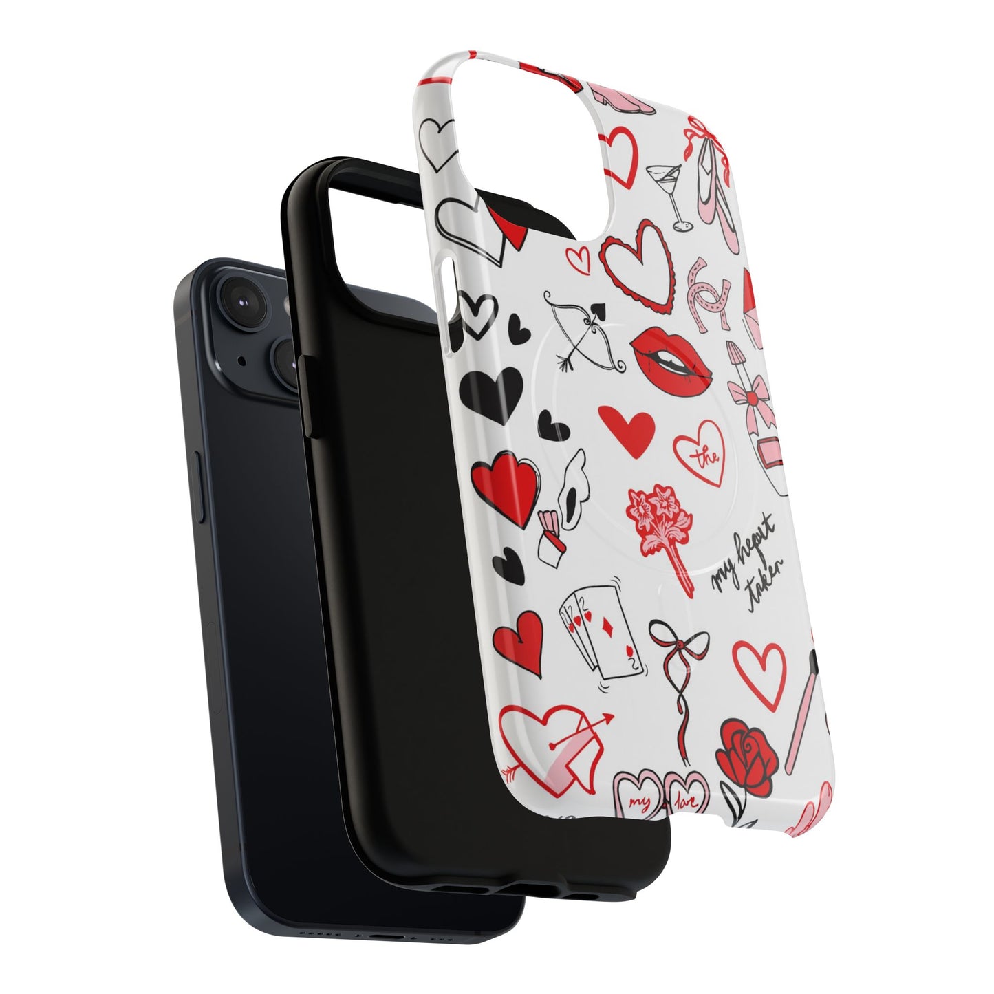 Love Doodle Tough iPhone Case (MagSafe compatible)