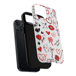 Love Doodle Tough iPhone Case (MagSafe compatible)  Shamo's