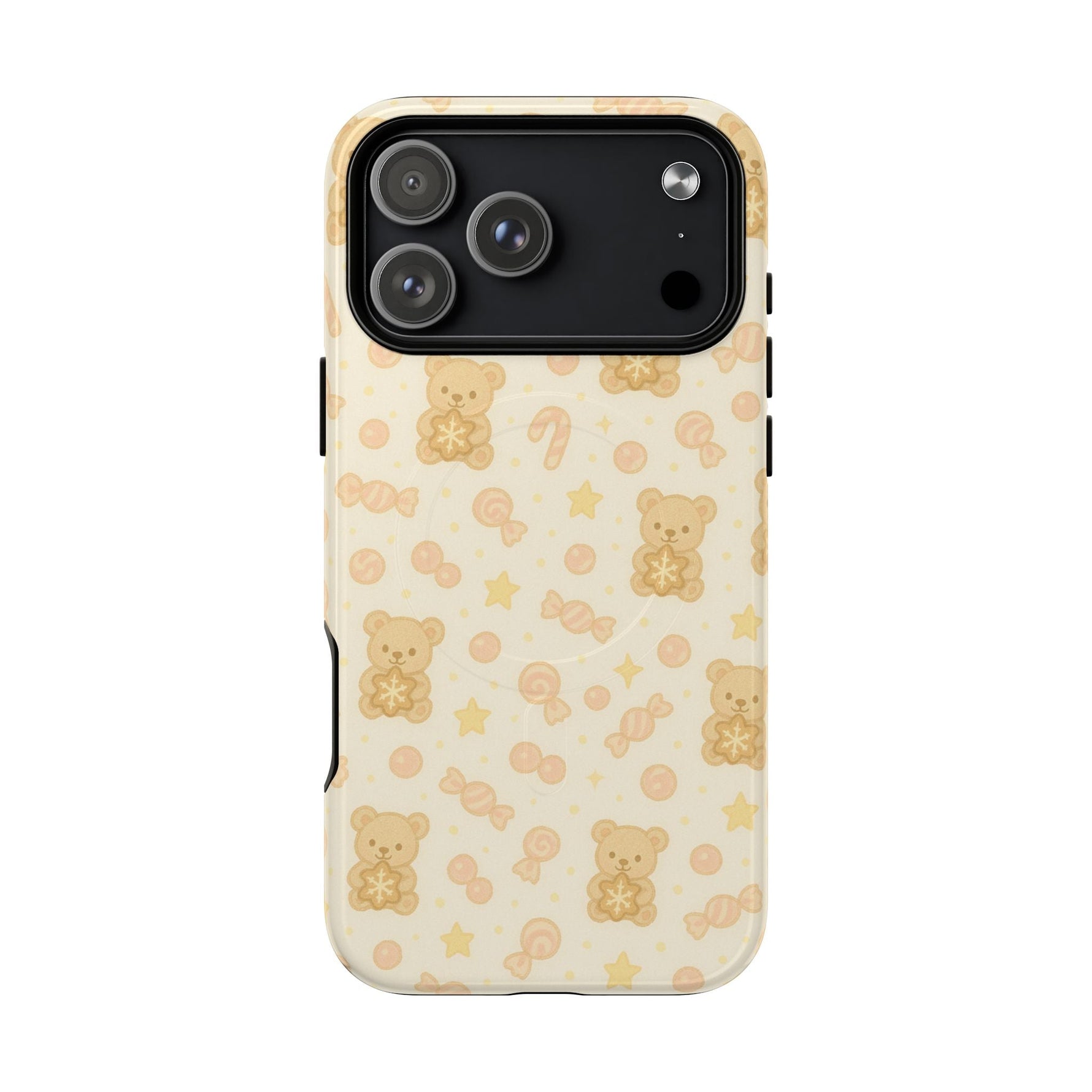 Cute Beige Teddy Bear iPhone Case with MagSafe  Shamo's iPhone 17 Pro Max / Glossy